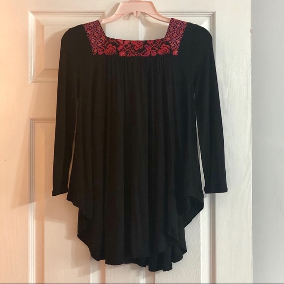 Free People black boho top - Picture 5 of 8